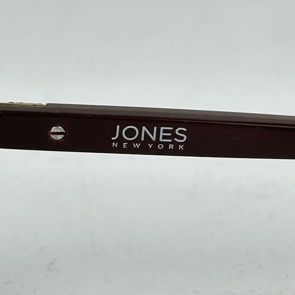 Jones New York J768 Women Eyeglasses Frame Taupe Plastic Full Rim 53-17-135‎ mm